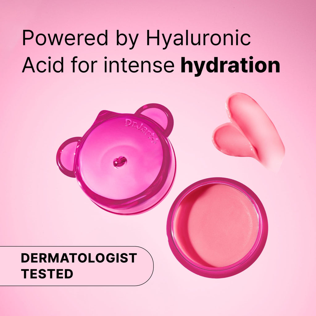 Dr.Jart+ Vital Hydra Solution Jelly Bear Korean Overnight Lip Mask with Hyaluronic Acid | Korean Skin Care, 0.59 Oz