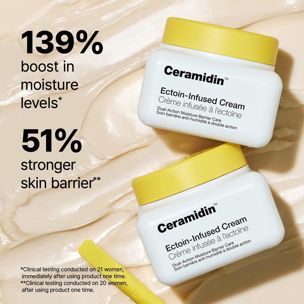 Dr.Jart+ Ceramidin Ectoin-Infused Korean Face Cream Moisturizer for Dry Skin | Korean Skin Care, 1.69 Fl Oz