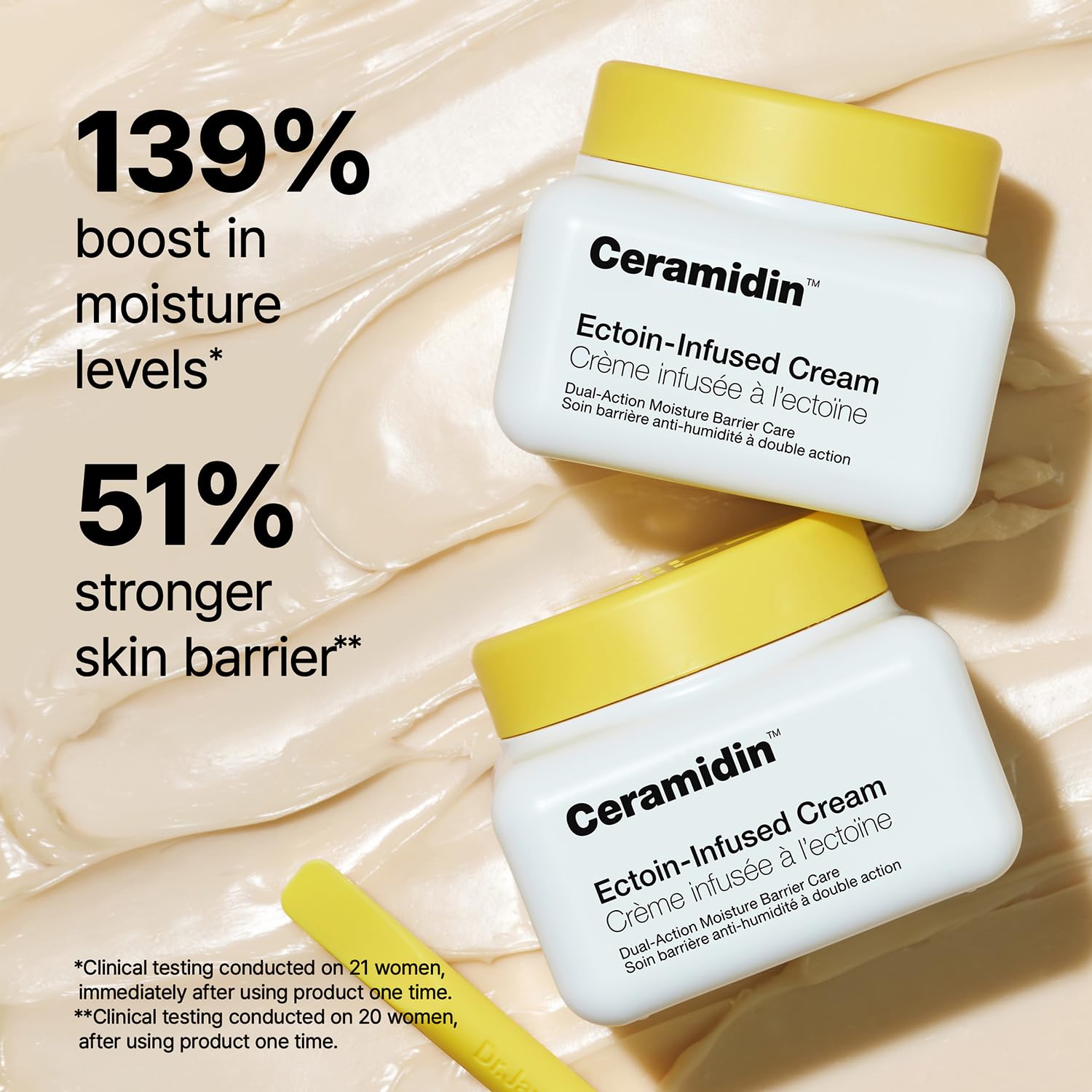 Dr.Jart+ Ceramidin Ectoin-Infused Korean Face Cream Moisturizer for Dry Skin | Korean Skin Care, 1.69 Fl Oz